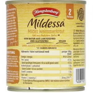 Hengstenberg Mildessa Weinsauerkraut Mild 10