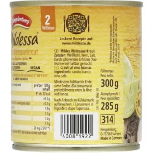 Hengstenberg Mildessa Weinsauerkraut Mild 12