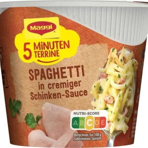 Maggi 5 Minuten Terrine Spaghetti In Cremiger Schinkensauce 9