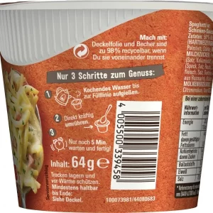 Maggi 5 Minuten Terrine Spaghetti In Cremiger Schinkensauce 15