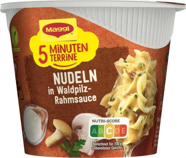 Maggi 5 Minuten Terrine Nudeln In Waldpilz-Rahmsauce 3