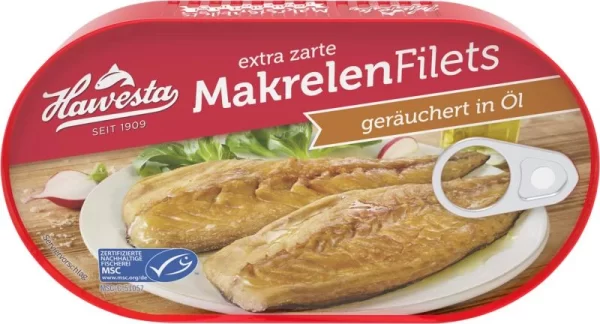 Hawesta Makrelenfilets Geräuchert In Öl 1