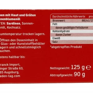 Jeden Tag Sardinen In Sonnenblumenöl 7