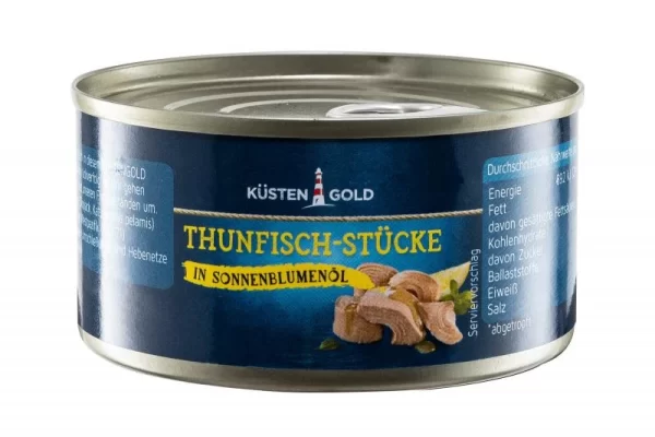 Küstengold Thunfisch-Stücke In Sonnenblumenöl 1